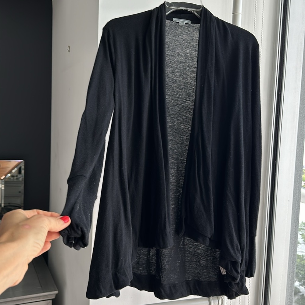James Perse - relaxed shawl cardigan sweater